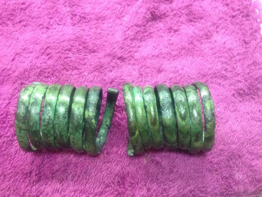 Bronzezeitlicher Spiralarmreif #5 Bronzezeitlicher Spiralarmreif #5
